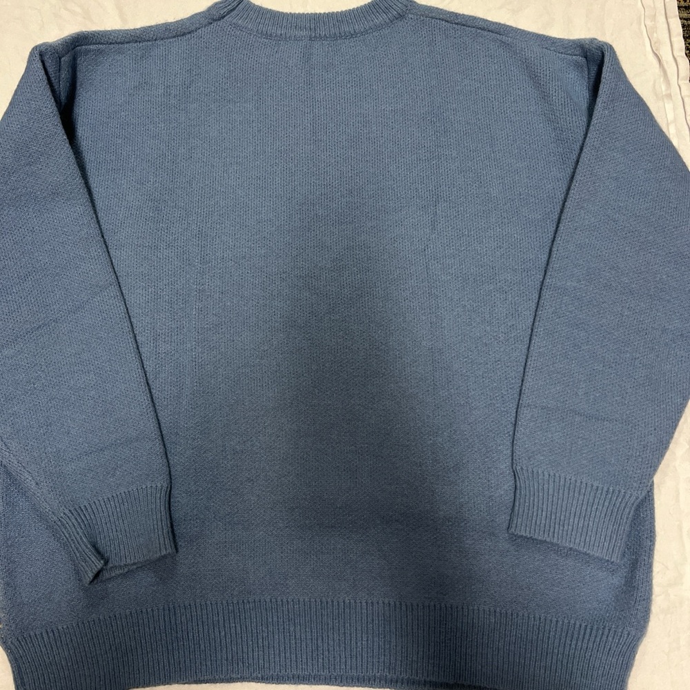 Aelfric Eden Sweater Adult Size XL Blue Duck WOW Crewneck Knit Pullover - Picture 5 of 5